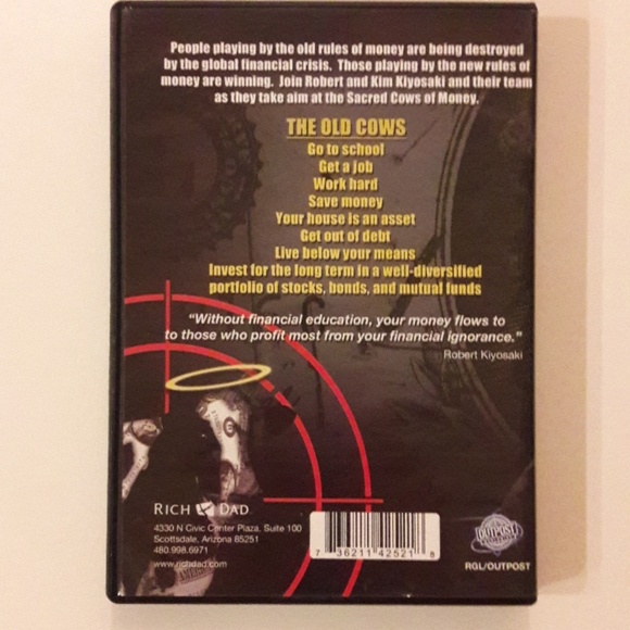 Robert Kiyosaki DVD Shooting Sacred Cows of Money - Picture 2 of 3